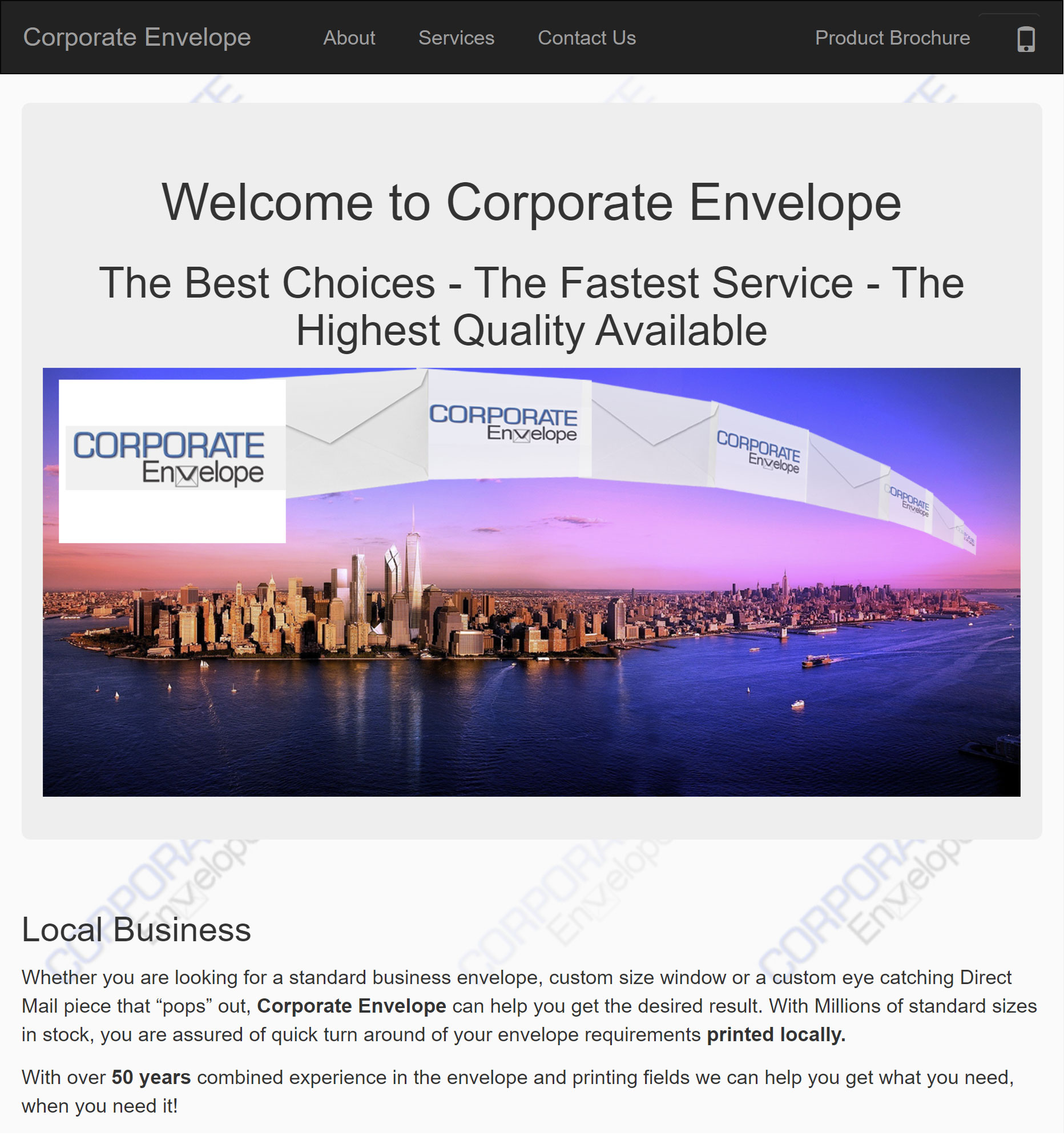 Corporate Envelope